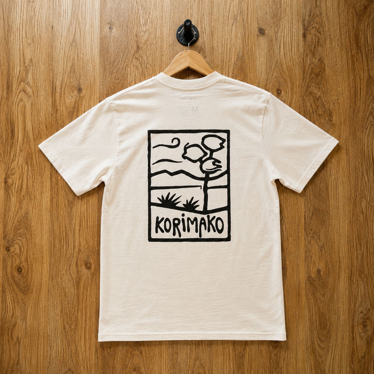 Cabbage Tree Natural Tee Back
