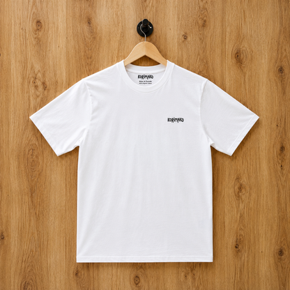 Cabbage Tree White Tee Front